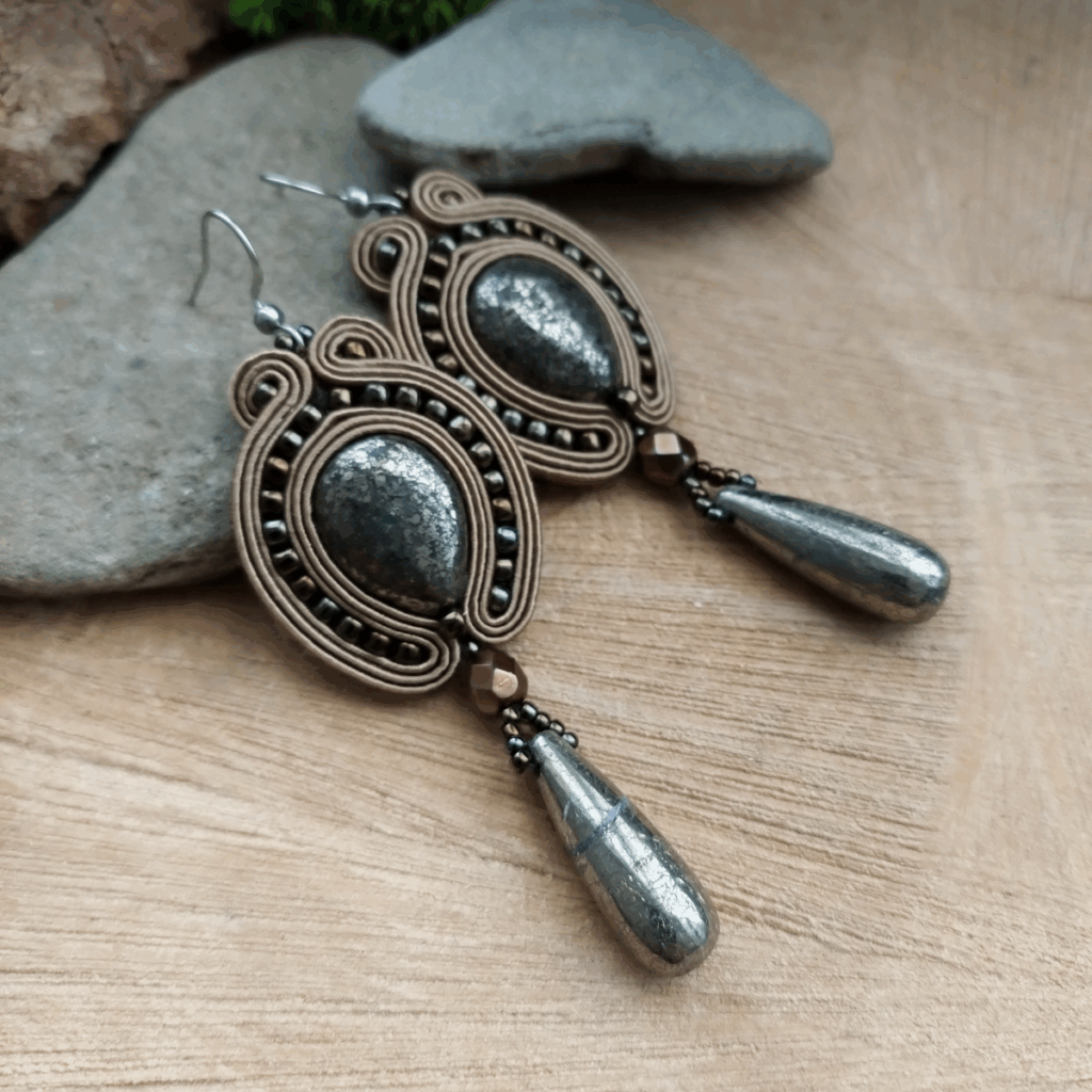 Kolczyki Kamienie Natury