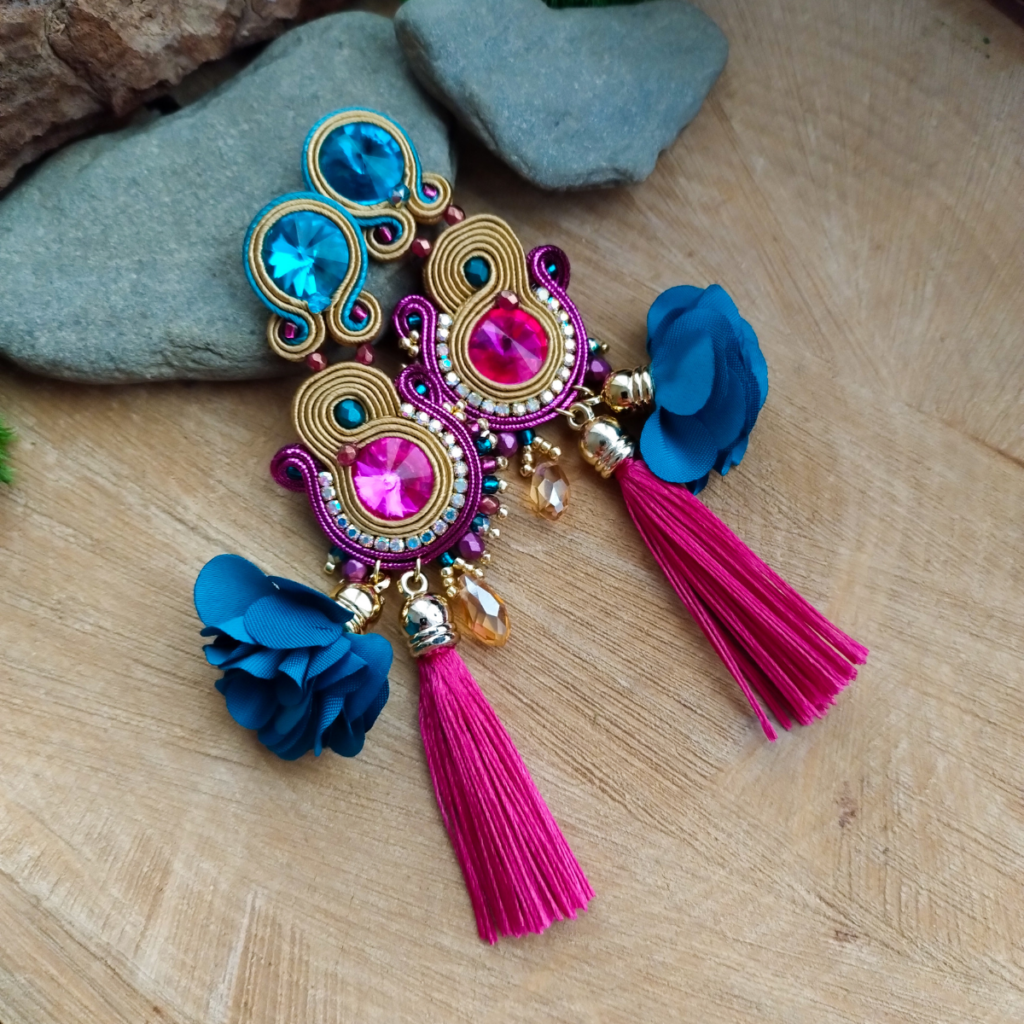 Kolczyki Boho Boho Kolor