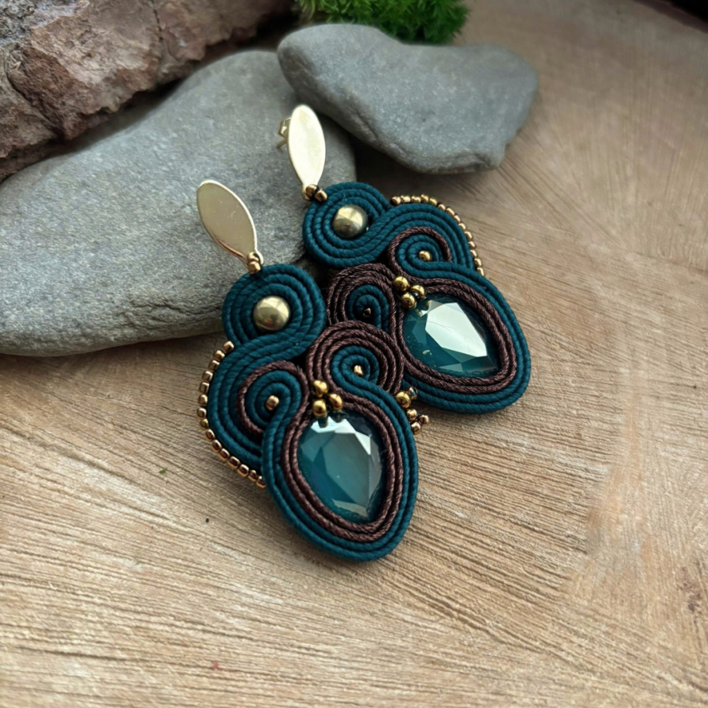 Kolczyki Valentina Zielone