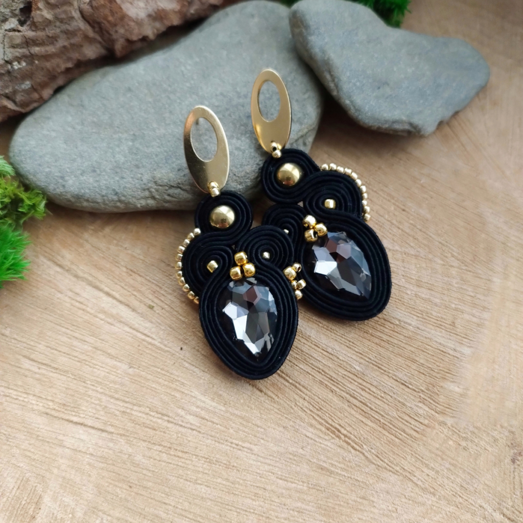 Kolczyki Valentina Czarne