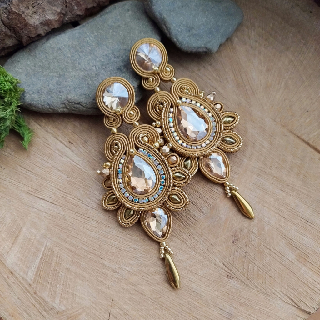 Kolczyki Queen Złote