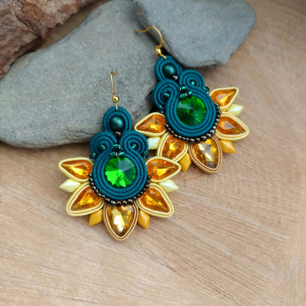 Kolczyki Słoneczniki