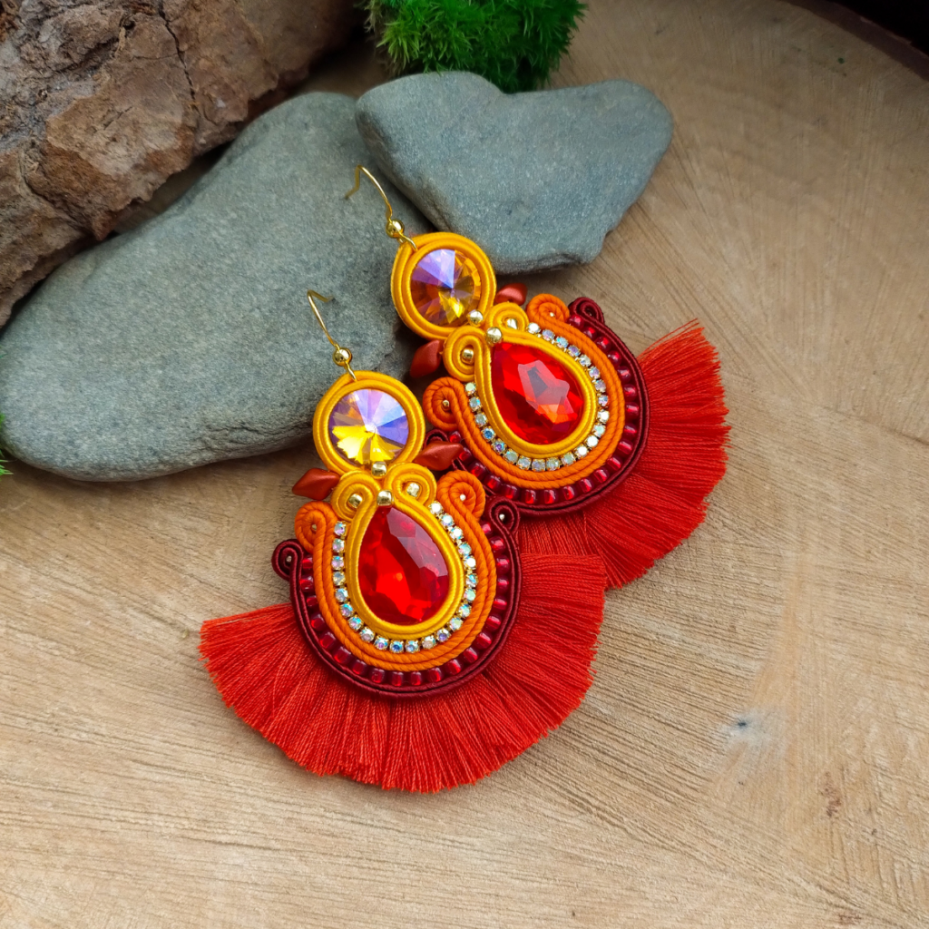 Kolczyki Wachlarze Lato